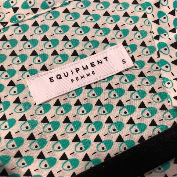 Silk EQUIPMENT Geometric Blouse - Picture 4 of 5